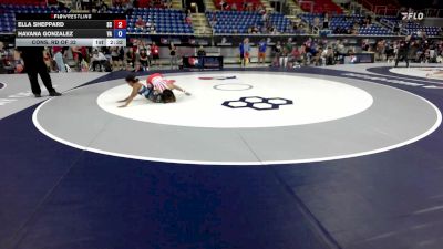 105 lbs Cons. Rd Of 32 - Ella Sheppard, SC vs Havana Gonzalez, VA