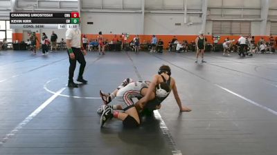 96-105 lbs Cons. Semi - Channing Uriostegui, CP Wrestling Academy vs Kevin Kirk, CrossRoads Wrestling