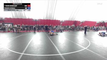 165 lbs Champ. Round 2 - Tavin Bomkamp, Team Nazar Training Center vs Joseph Stimac, Antigo Wrestling Club