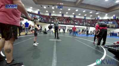 52 lbs 3rd Place - Dwaine Goldsberry, Weatherford Youth Wrestling vs Easton Alvarado, Comanche Takedown Club