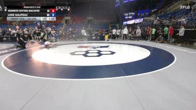 132 lbs Cons. Rd Of 64 - Kenneth Doying Macafee, SC vs Luke Galipeau, MA