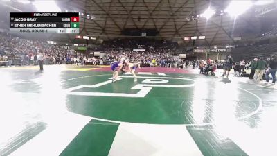 Boys 1B/2B 138 Cons. Round 2 - Jacob Gray, Goldendale vs Ethen Mehlenbacher, Columbia Burbank