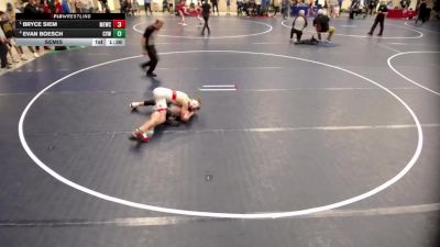 14U - 110 lbs Semis - Bryce Siem, MN Elite Wrestling Club vs Evan Boesch, Centennial Youth Wrestling