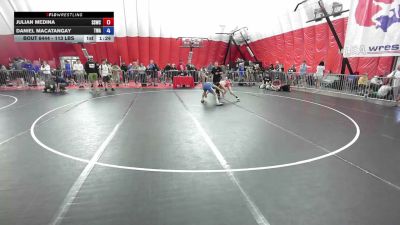 113 lbs Champ. Rd Of 16 - Julian Medina, Sloth Strong Wrestling Club vs Daniel Macatangay, The Wrestling Academy