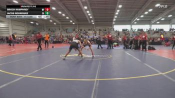 113 lbs Semifinal - Brock Humphrey, WV vs Jacob Rodriguez, CA