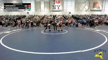 108 lbs Champ. Round 2 - John Davis Iii, Alliance Saratoga Wrestling Club vs Gryphon Foster, Club Not Listed