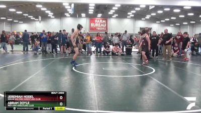 130 lbs Cons. Round 4 - Abram Doyle, Red Lion Wrestling Club vs Jeremiah Hodel, Willie Walters Wrestling Club