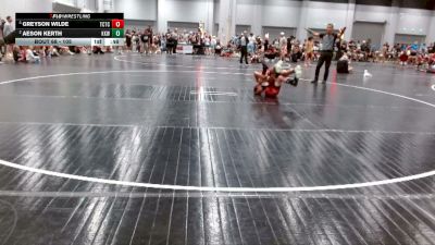 105 lbs Cons. Semi - Greyson Wilde, The Colosseum Training Center vs Aeson Kerth, Kerth Kids Wrestling