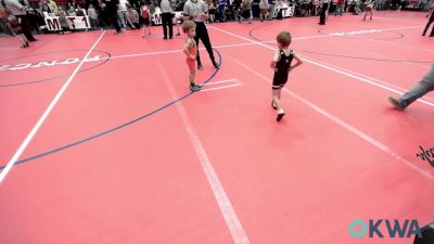 46 lbs Round Of 16 - Brecken Parr, Blackwell Wrestling Club vs Jasper Lockett, Cowboy Wrestling Club