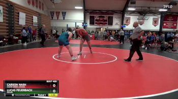 215 lbs Quarterfinal - Carson Nash, Clear Creek-Amana vs Lucas Feuerbach, Solon