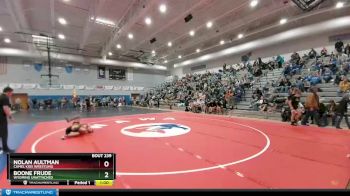 140 lbs Semifinal - Boone Frude, Wyoming Unattached vs Nolan Aultman, Camel Kids Wrestling