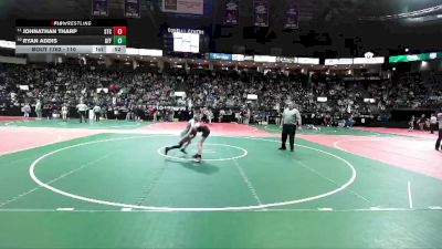 110 lbs Cons. Round 4 - Ryan Addis, GFF3 vs Johnathan Tharp, STC2