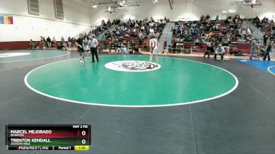 120 lbs Champ. Round 2 - Marcel Mejorado, Riverton vs Trenton Kendall, Jackson Hole