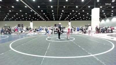 88 lbs Quarters - Logan Clarendon, Black Fox Wrestling Academy vs Beckett George, G1 Training Center