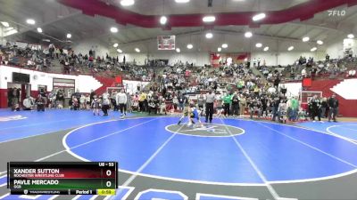 53 lbs Cons. Round 2 - Xander Sutton, Rochester Wrestling Club vs Pavle Mercado, GGB