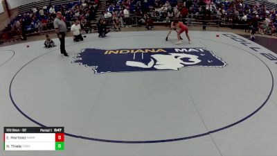 12U Boys - 92 lbs Champ. Round 1 - Elijah Martinez, Nakamura Wrestling vs Nixen Thiele, Coachella Valley Wrestling Club