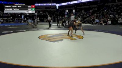 115 lbs Consi Of 16 #1 - Gabriela Stallings, Lincoln (Stockton) (SJ) vs Jennifer Favela, Brawley (SD)