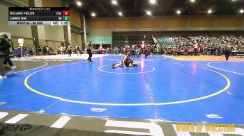 96 lbs Quarterfinal - Roland Fields, Tuscon Cyclones vs James Hin, Red Wave Wrestling