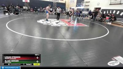 144 lbs Cons. Round 2 - Blake Berger, Deer Park vs Logan Stenson, Rogers (Spokane)