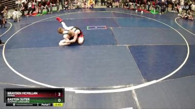 86 lbs Semifinal - Brayden McMillan, Ravage vs Easton Suter, Altamont Longhorns