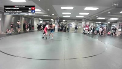 132 lbs Cons. Semi - Eian Schwecke, Lionheart Wrestling Club vs Justus Peregrina, Buzzsaw Wrestling Club