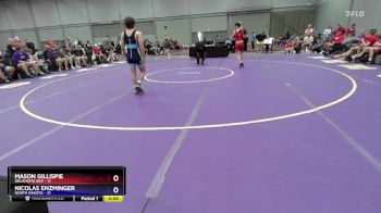 120 lbs Round 1 (8 Team) - Mason Gillispie, Oklahoma Red vs Nicolas Enzminger, North Dakota