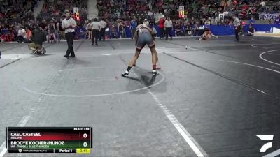 125 lbs 3rd Place Match - Brodye Kocher-Munoz, WR- Topeka Blue Thunder vs Cael Casteel, Abilene