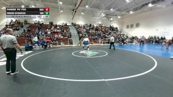 126 lbs 1st Place Match - Reese Evenson, Thunder Basin vs Parker `pk` Fox, Natrona County