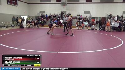 139-142 lbs 1st Place Match - Chasen Caskey, Mount Vernon vs Robert Williams, Independence