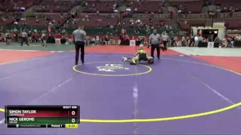 D1-132 lbs Cons. Round 1 - Nick Gerome, Solon vs Simon Taylor, Centerville