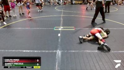 52 lbs Round 1 (6 Team) - Garrett Precious, Ares Black vs Carlito Perez, Ragin Raisins WC