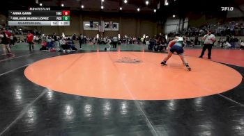 190 lbs Quarterfinal - Anna Gann, Thompson vs Melanie Marin Lopez, Pine Creek