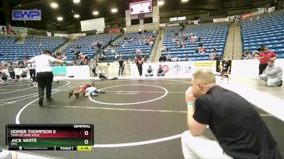 58 lbs Semifinal - Homer Thompson Ii, Team Of Hard Knox vs Jack White, WTC