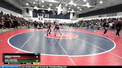 132 lbs Cons. Round 2 - Adrian Magana, La Habra vs Don Nguyen, Valencia (Placentia)