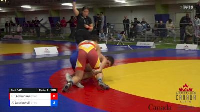 92kg 1st Place Match - Jaren Alaimoana, Grande Prairie WC vs Arkhyp Gabroshvili, Central Toronto WC