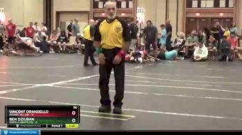 90 lbs Finals (8 Team) - Ben Dziuban, Gorilla Grapplers vs Vincent Orandello, Revival Yellow