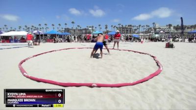 90 kg Quarterfinal - Kydyn Lima, Neutral Grounds Wrestling Club vs Marquize Brown, California