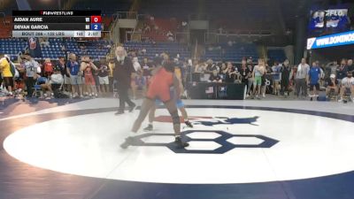 132 lbs Champ. Rd Of 128 - Aidan Aure, WI vs Devan Garcia, MI