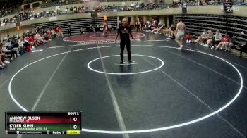 285 lbs Round 1 (4 Team) - Kyler Kuhn, Saint Pius X (Kansas City) vs Andrew Olson, Stillwater