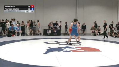 71 kg Champ. Rd Of 64 - Mason Todd, Team Missouri Select vs Hayden Reuter, Interior Grappling Academy