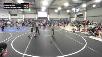 70 lbs Semifinal - Leon Gonzalez, Savage House WC vs Isaac `the Hammer` Ortega, Desert Dogs WC