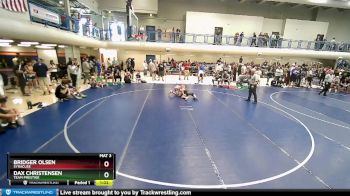 120 lbs Semifinal - Dax Christensen, Team Prestige vs Bridger Olsen, SYRACUSE