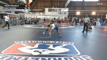 119 lbs Quarterfinal - Vincent Orandello, Vhw vs Brody Dicaprio, Cba/ Journeymen