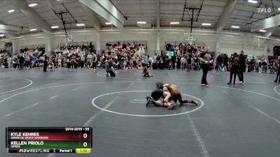 55 lbs Cons. Semi - Kyle Kehres, Havre De Grace Warriors vs Kellen Priolo, Vipers