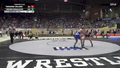 175 lbs Champ. Round 2 - Nathaniel Williams, Ashland Blazer vs Vincent Busalacchi, Oldham County