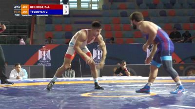65 kgs Quarterfinal - Augustin Destribats (ARG) vs Vazgen Tevanyan (ARM)