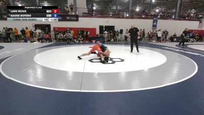 61 kg Cons. Sub-semis - Luke Rioux, Warrior Regional Training Center vs Gauge Botero, Cliff Keen Wrestling Club