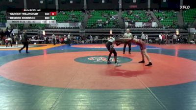 6A 157 lbs Quarterfinal - Garrett Willingham, Hartselle vs Demond Robinson, Minor