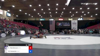 65 kg Semis - Evan Henderson, Ohio Regional Training Center / TMWC vs Matthew Kolodzik, New York Athletic Club