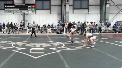 133 lbs Round Of 16 - Alex Oberc, Springfield vs Austin Mitroski, Western New England